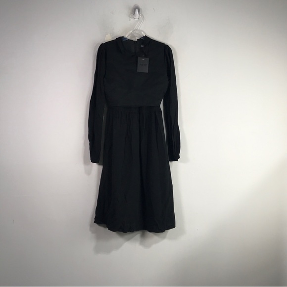 Juvenile Planet x Space Grey Other - Juvenile Planet Space Grey Long Sleeve Dress, Girl's Youth Size 12 - Black